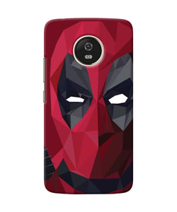 Abstract Deadpool Mask Moto G5 Back Cover