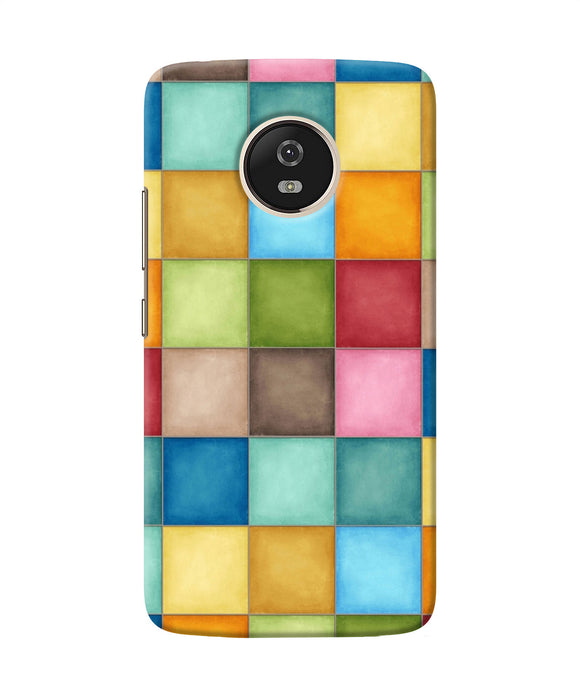 Abstract Colorful Squares Moto G5 Back Cover