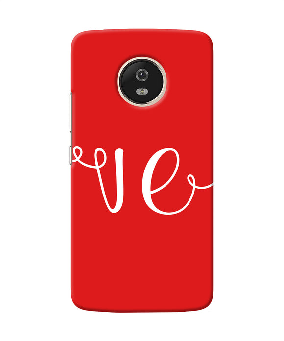 Love Two Moto G5 Back Cover