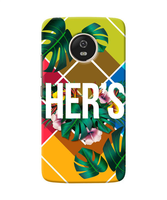 His Her Two Moto G5 Back Cover
