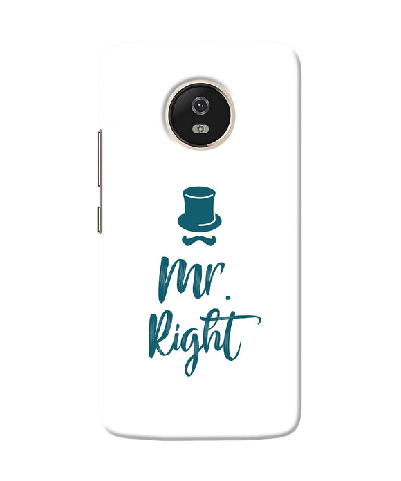 My Right Moto G5 Back Cover