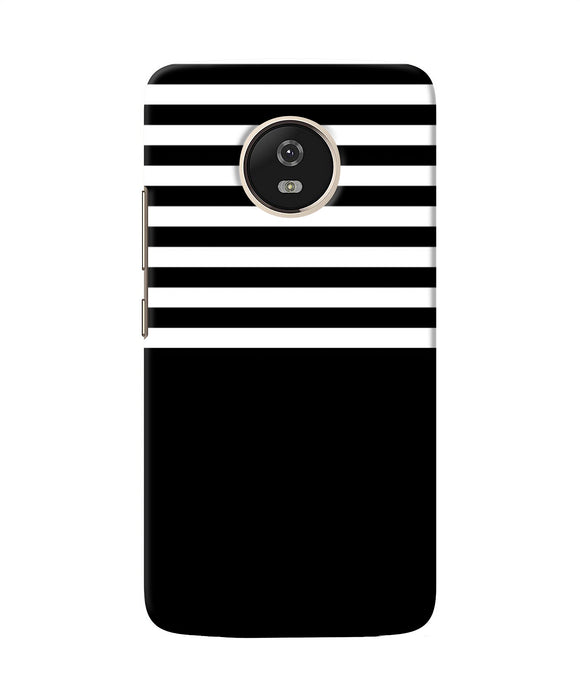 Black And White Print Moto G5 Back Cover
