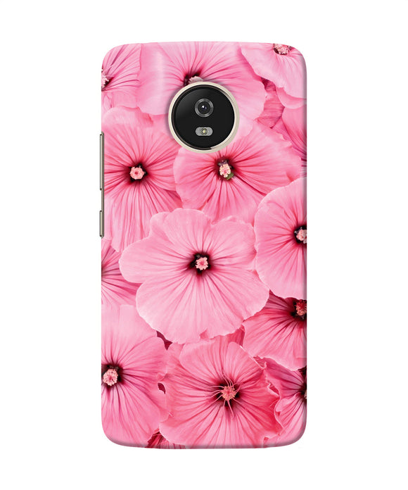 Pink Flowers Moto G5 Back Cover