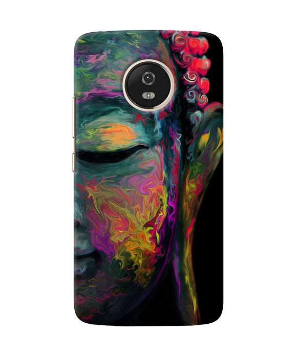 Buddha Face Painting Moto G5 Back Cover