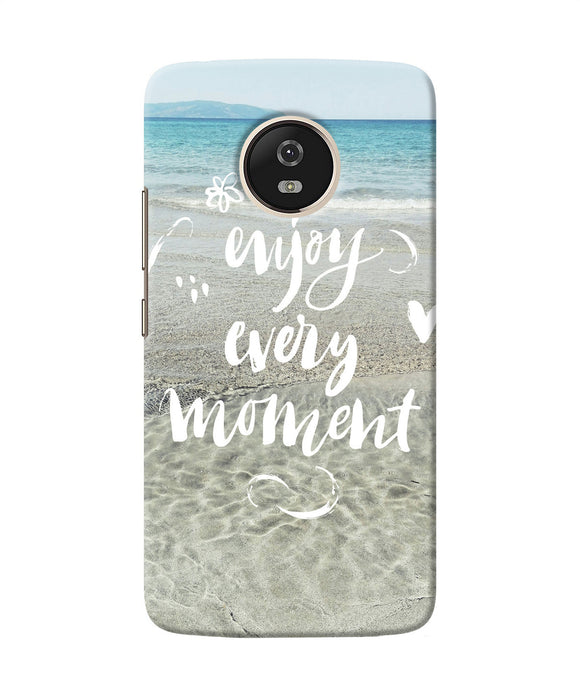 Enjoy Every Moment Sea Moto G5 Back Cover