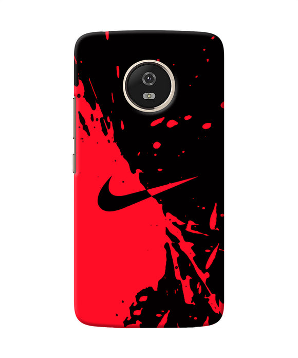 Nike Red Black Poster Moto G5 Back Cover