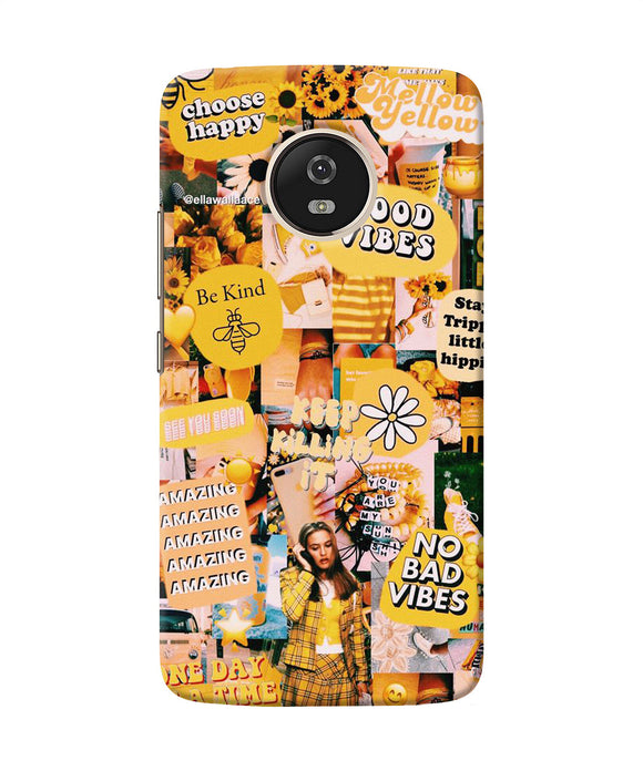 Good Vibes Poster Moto G5 Back Cover