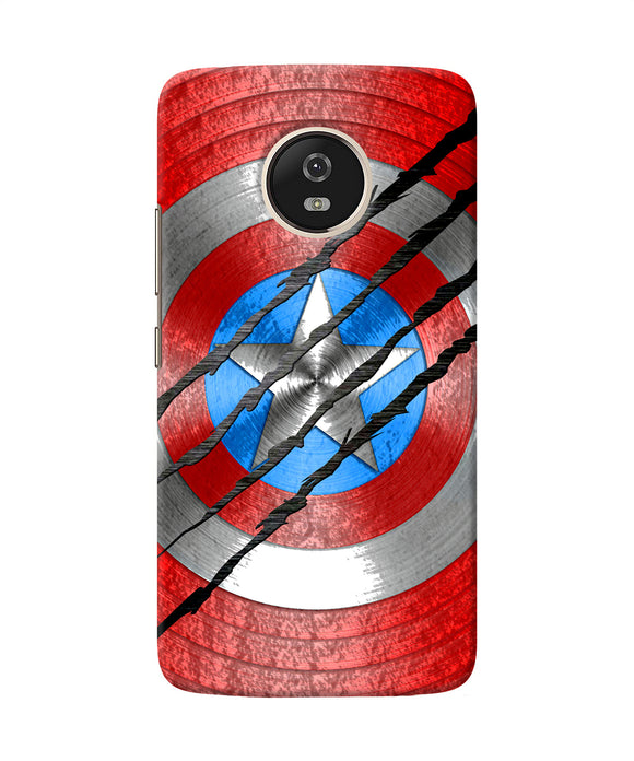 Scratch On Shield Moto G5 Back Cover
