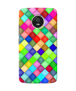 Abstract Colorful Squares Moto G5 Back Cover