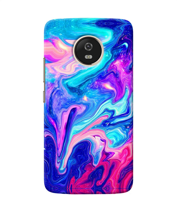 Abstract Colorful Water Moto G5 Back Cover