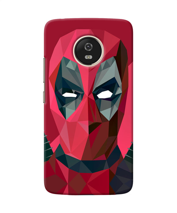 Abstract Deadpool Full Mask Moto G5 Back Cover