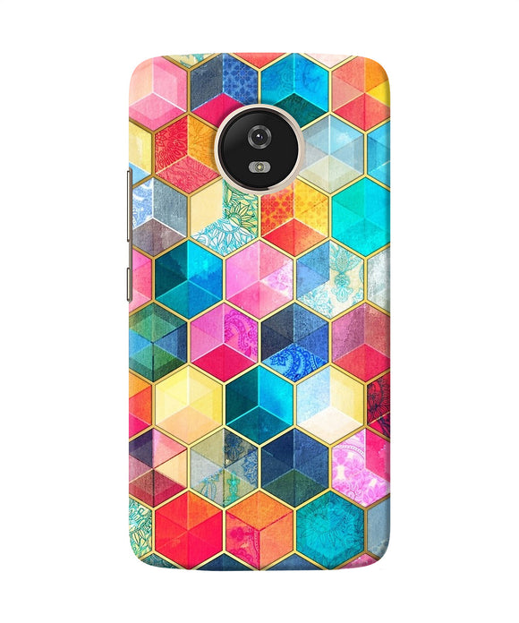 Abstract Color Box Moto G5 Back Cover