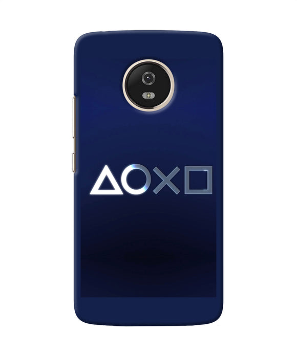 Aoxo Logo Moto G5 Back Cover