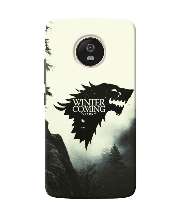 Winter Coming Stark Moto G5 Back Cover