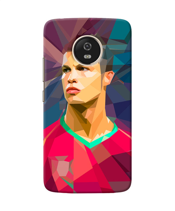Abstract Ronaldo Moto G5 Back Cover