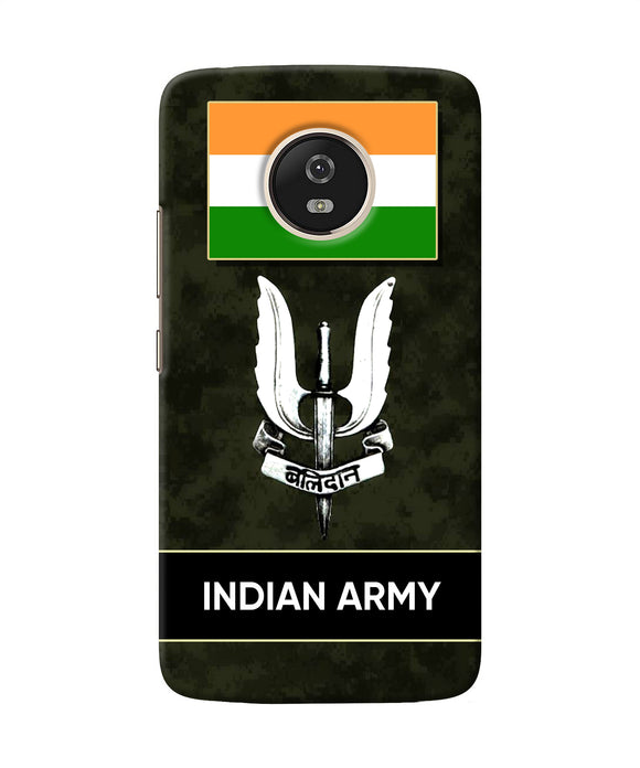 Indian Flag Balidan Logo Moto G5 Back Cover