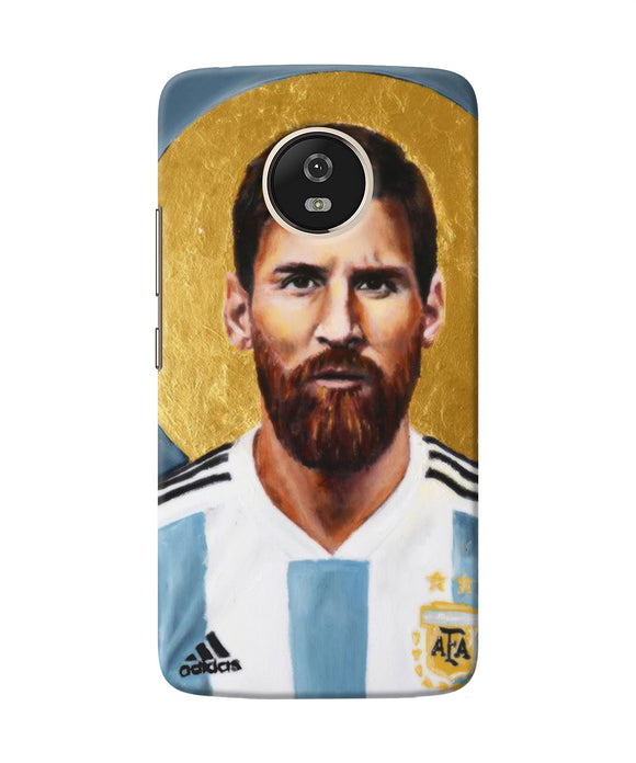 Messi Face Moto G5 Back Cover