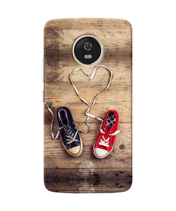 Shoelace Heart Moto G5 Back Cover