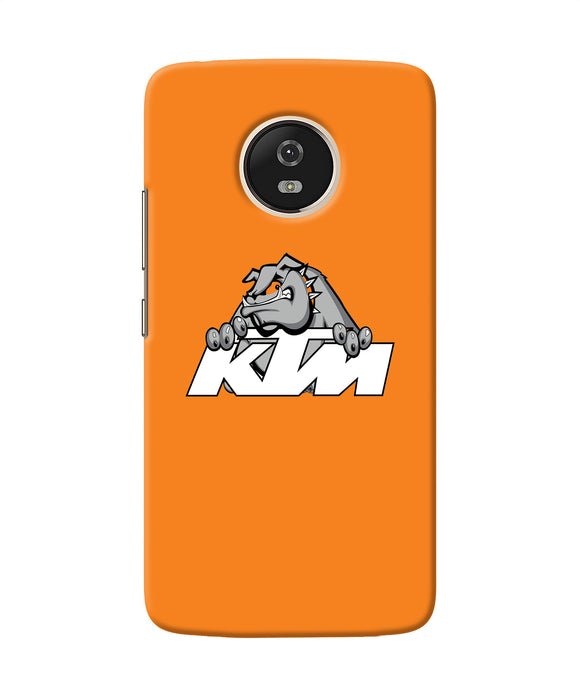 Ktm Dog Logo Moto G5 Back Cover