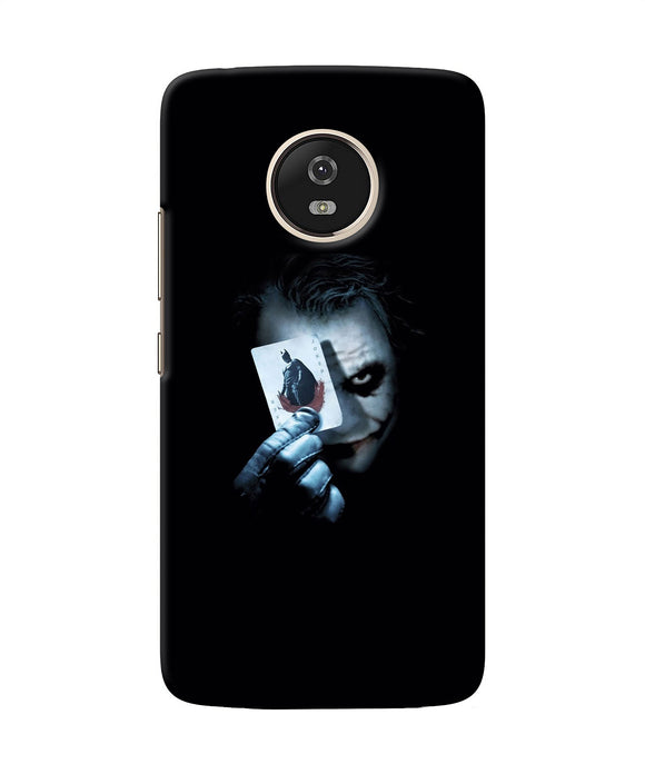Joker Dark Knight Card Moto G5 Back Cover