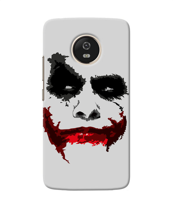 Joker Dark Knight Red Smile Moto G5 Back Cover