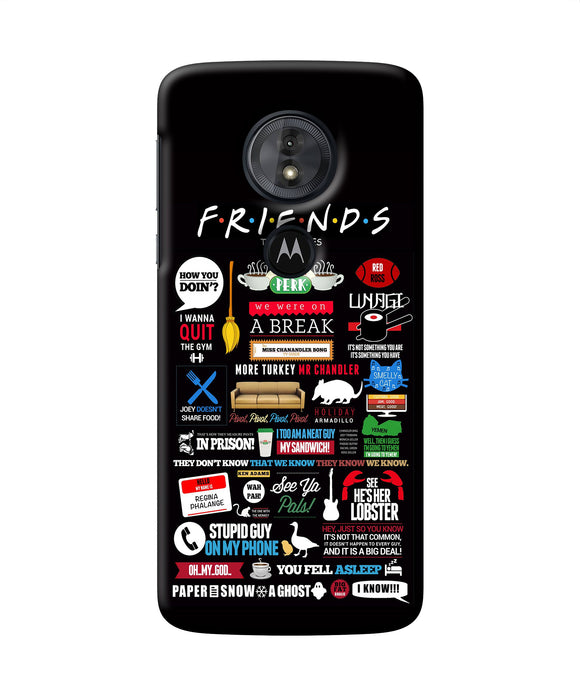 Friends Moto G6 Play Back Cover