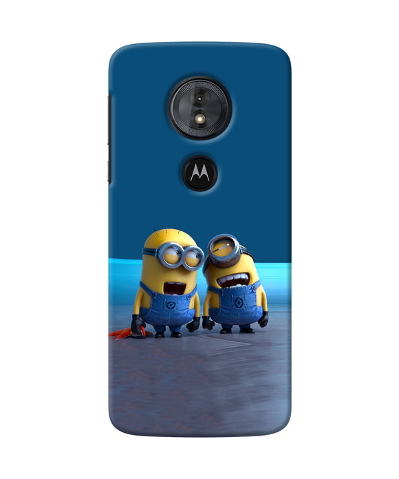Minion Laughing Moto G6 Play Back Cover