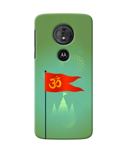 Om Flag Ram Mandir Moto G6 Play Back Cover