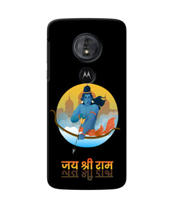 Black Jay Shree Ram Moto G6 Play Back Cover