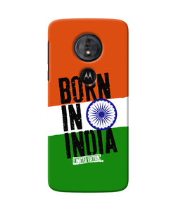 Born in India Moto G6 Play Back Cover