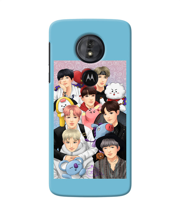 BTS with animals Moto G6 Play Back Cover