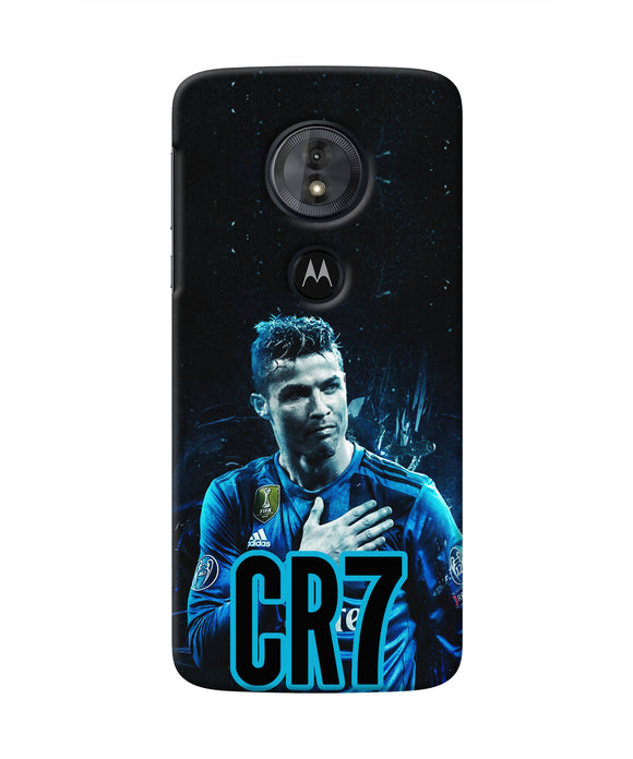 Christiano Ronaldo Blue Moto G6 Play Real 4D Back Cover
