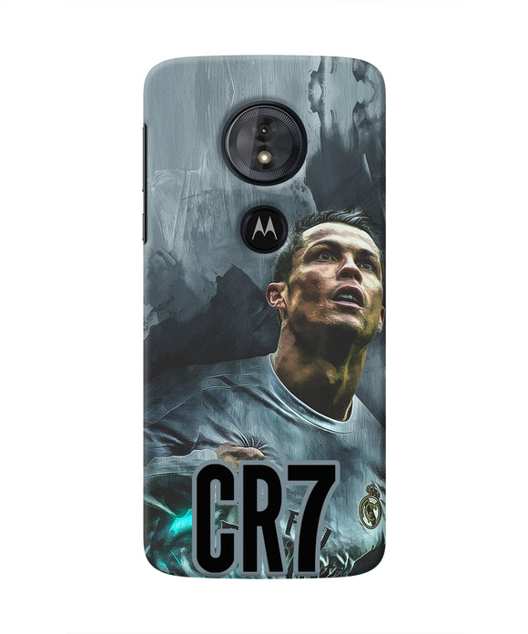 Christiano Ronaldo Grey Moto G6 Play Real 4D Back Cover