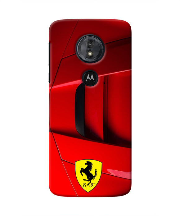 Ferrari Car Moto G6 Play Real 4D Back Cover