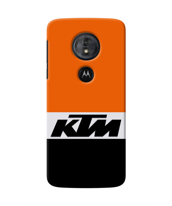 KTM Colorblock Moto G6 Play Real 4D Back Cover