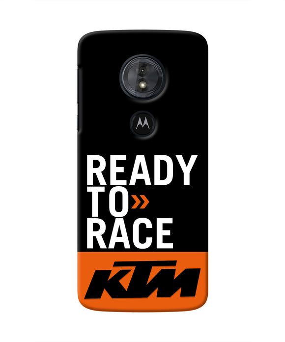 KTM Ready To Race Moto G6 Play Real 4D Back Cover