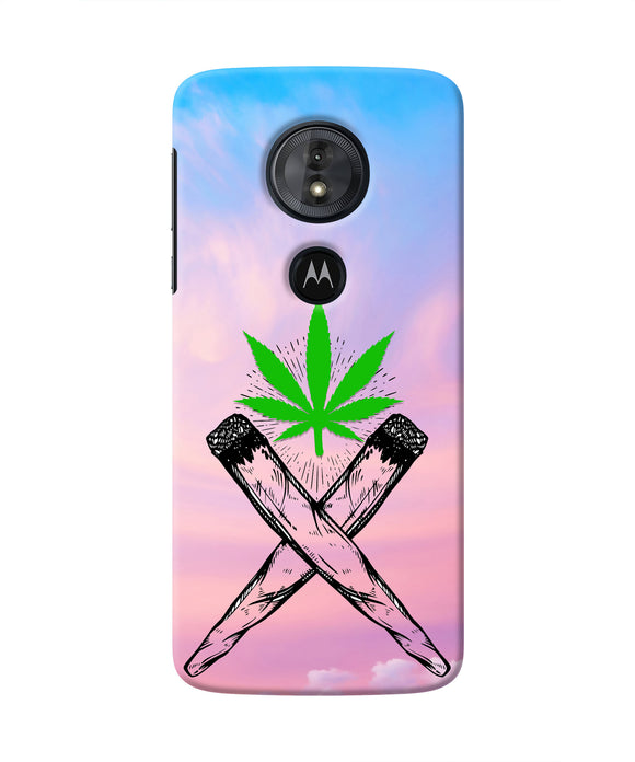 Weed Dreamy Moto G6 Play Real 4D Back Cover