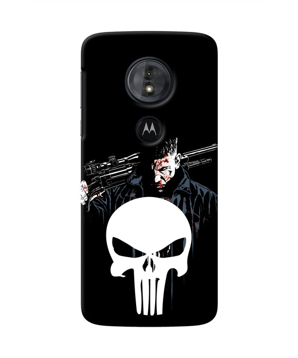 Punisher Character Moto G6 Play Real 4D Back Cover