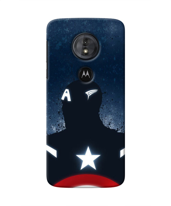 Captain america Shield Moto G6 Play Real 4D Back Cover