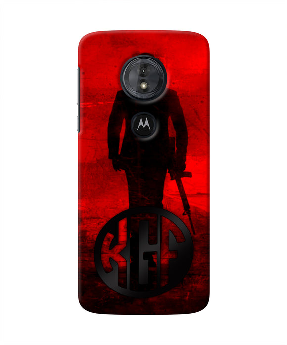 Rocky Bhai K G F Chapter 2 Logo Moto G6 Play Real 4D Back Cover