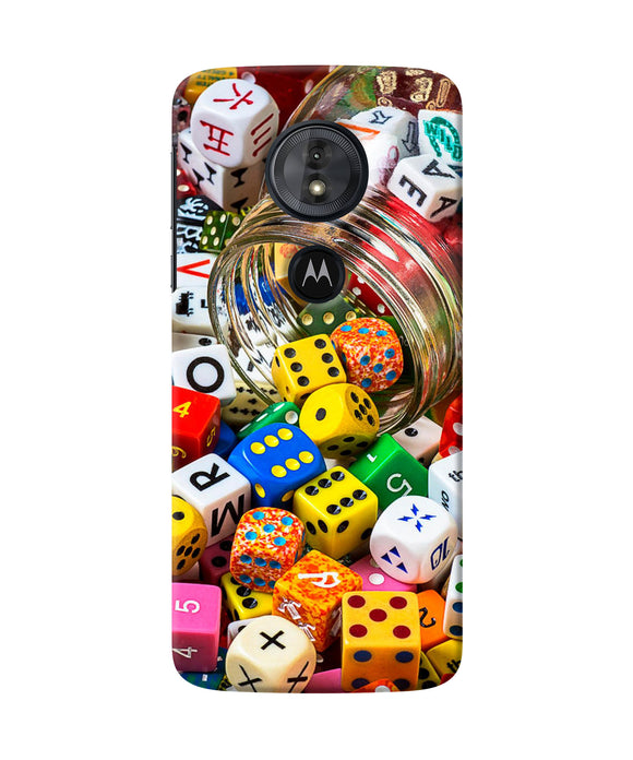 Colorful Dice Moto G6 Play Back Cover