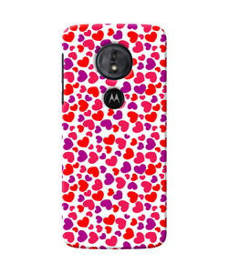 Heart Print Moto G6 Play Back Cover