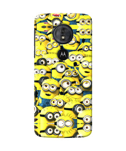 Minions Mini Crowd Moto G6 Play Back Cover