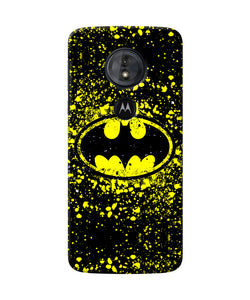 Batman Last Knight Print Yellow Moto G6 Play Back Cover