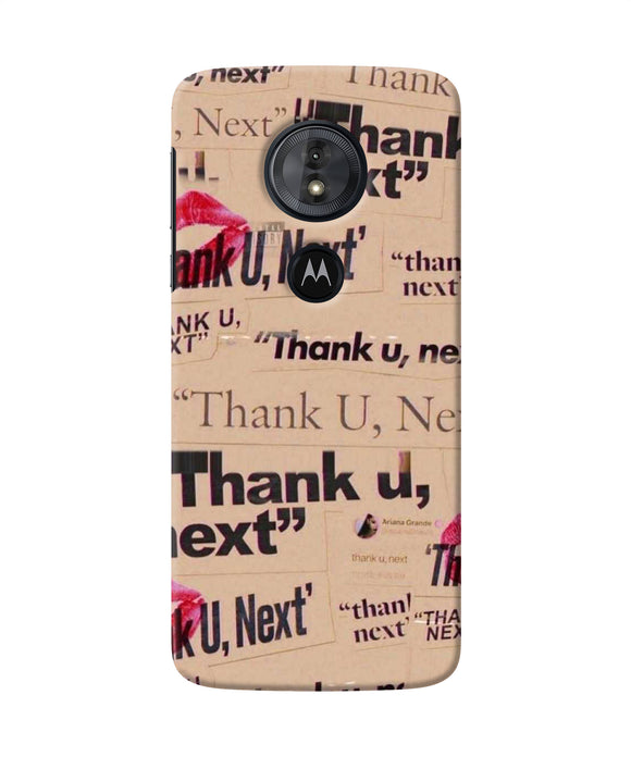 Thank You Next Moto G6 Play Back Cover