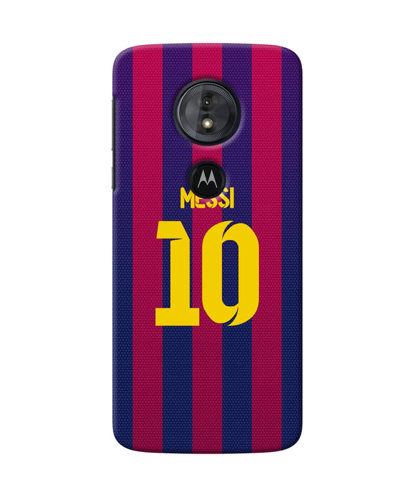 Messi 10 Tshirt Moto G6 Play Back Cover