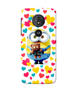 Minion Teddy Hearts Moto G6 Play Back Cover