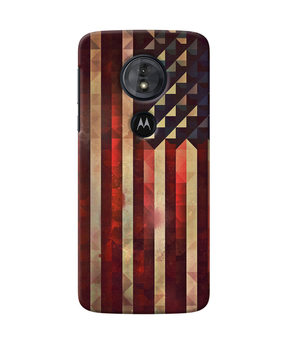 Vintage Us Flag Moto G6 Play Back Cover