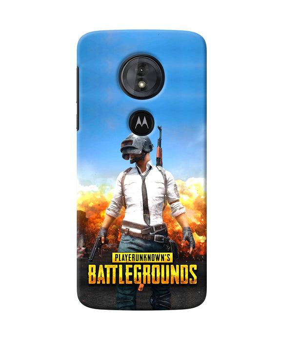 Pubg Poster Moto G6 Play Back Cover