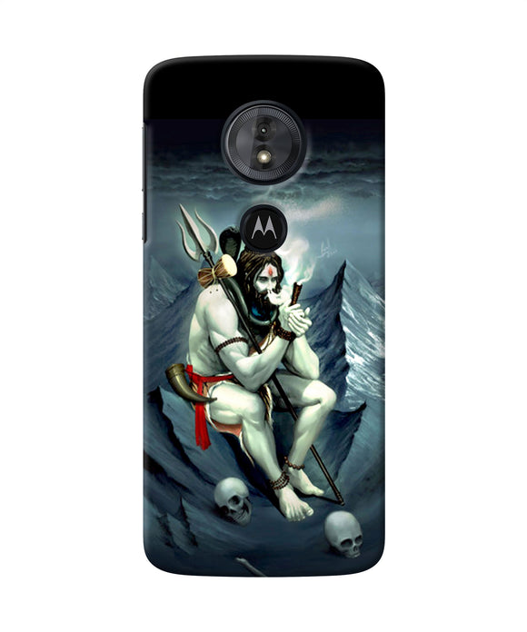 Lord Shiva Chillum Moto G6 Play Back Cover